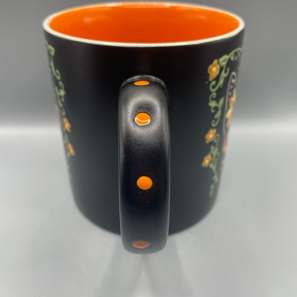 Eli + Ana Halloween Day of the Dead Timmy The Dog Mug Floral NEW - Picture 3 of 4